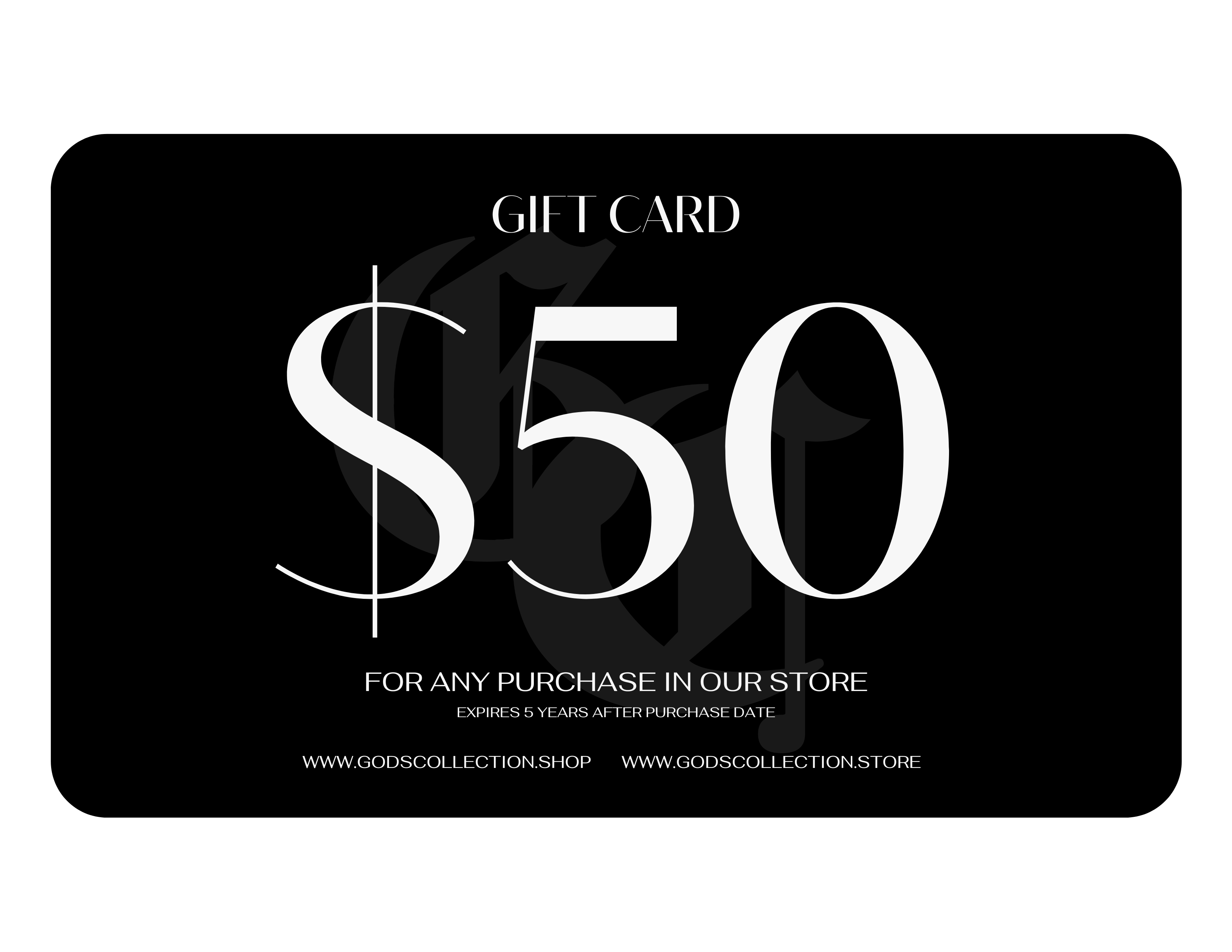 God's Collection Gift Card