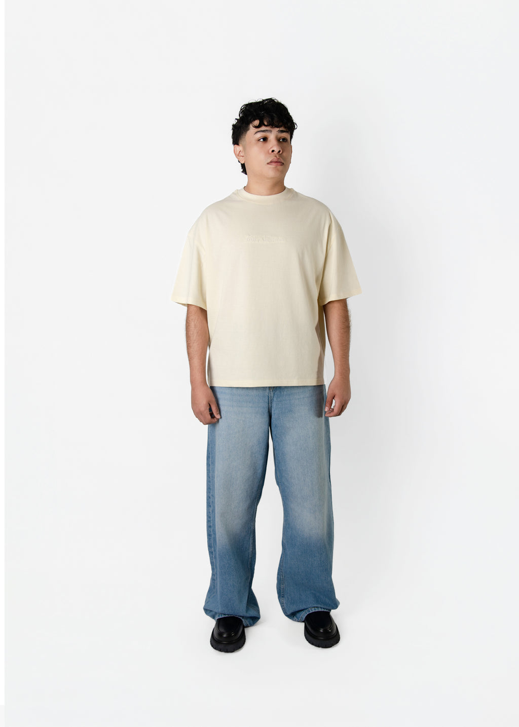 boxy t-shirt Cream