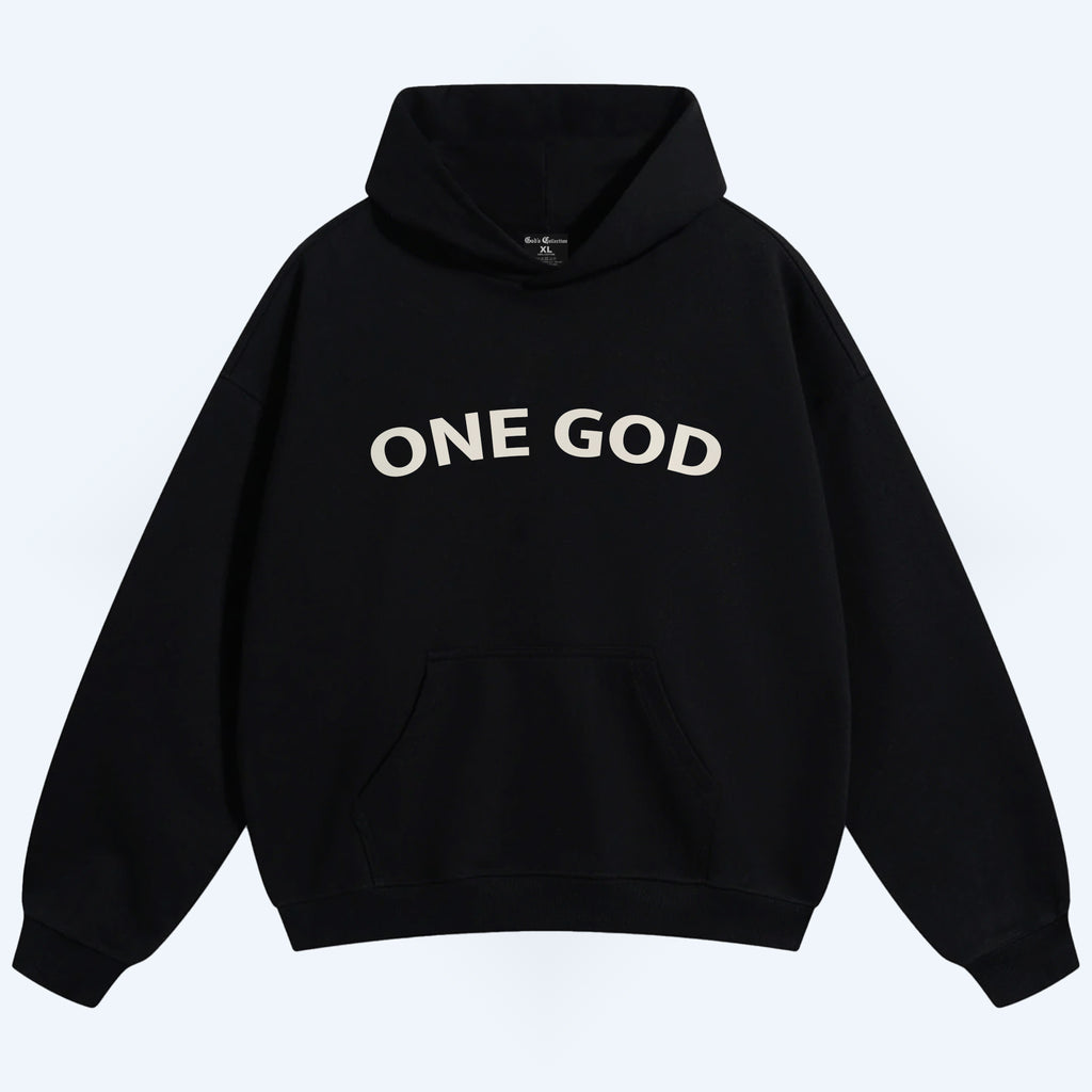 ONE GOD BLK HOODIE