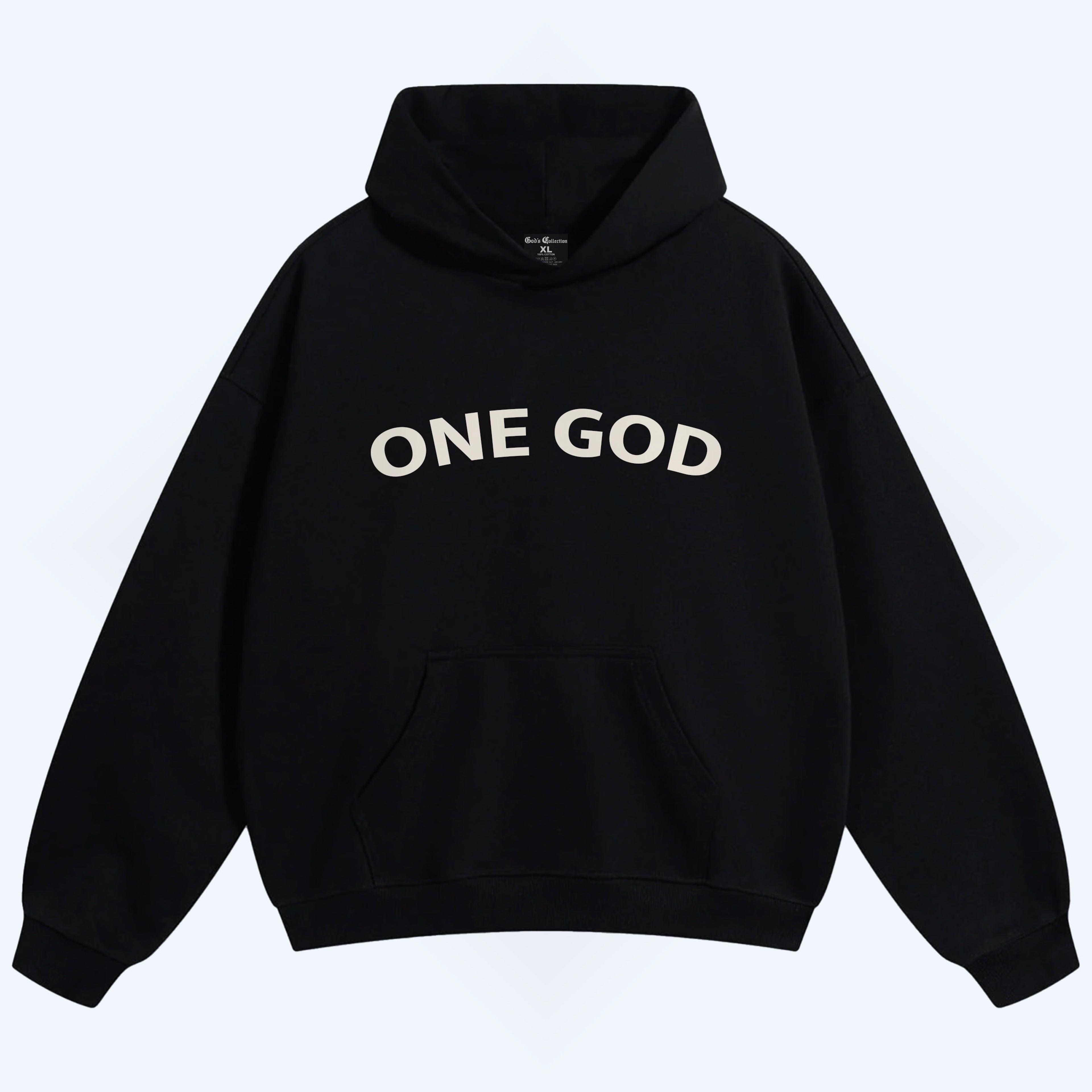 ONE GOD BLK HOODIE