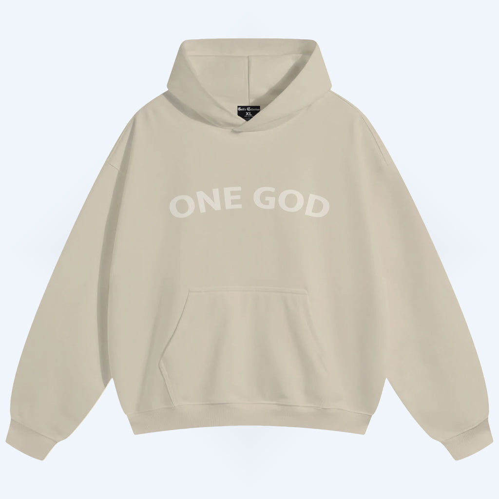 ONE GOD CREAM HOODIE