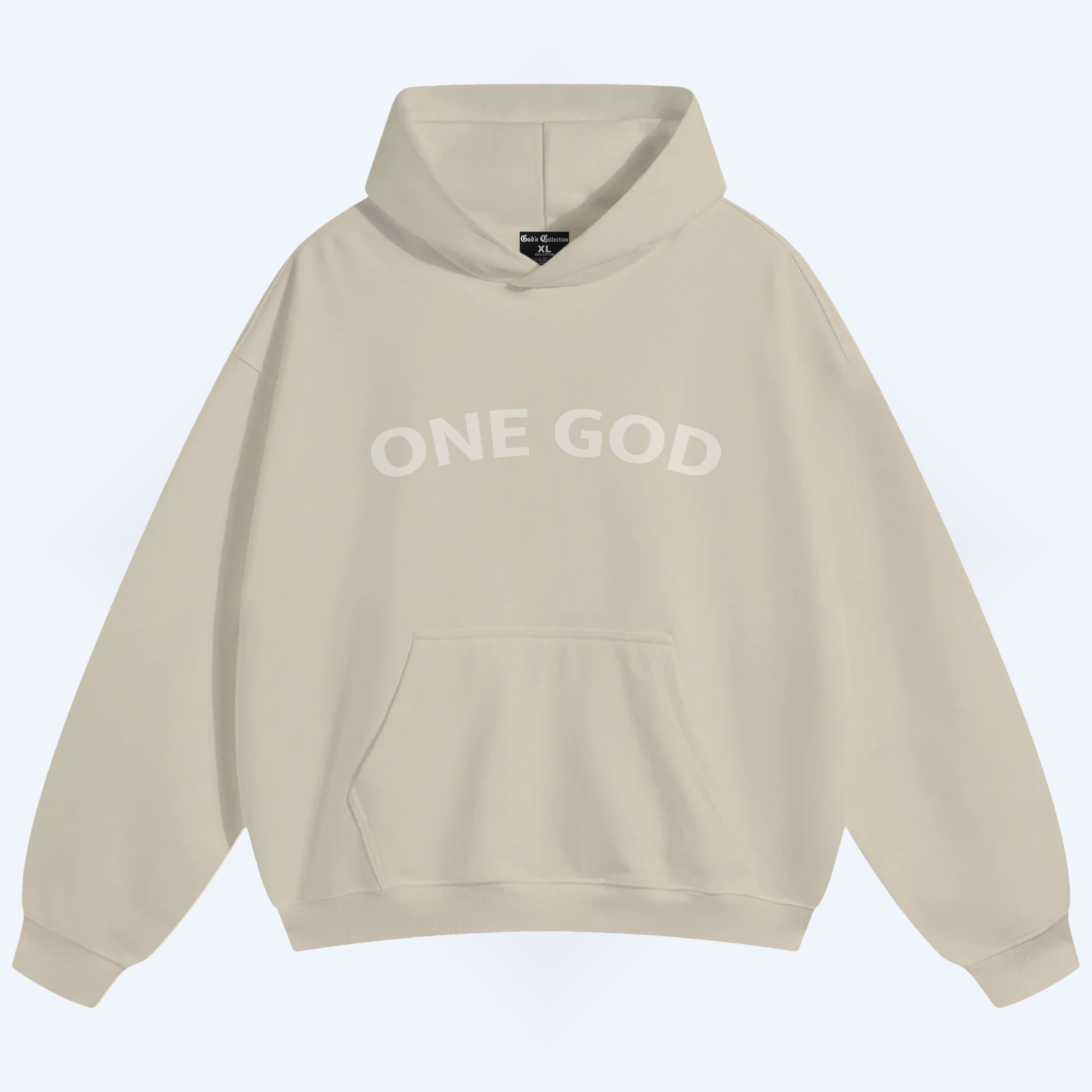 ONE GOD CREAM HOODIE