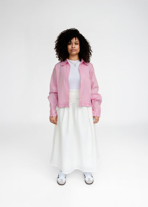 Boxy Pink button up