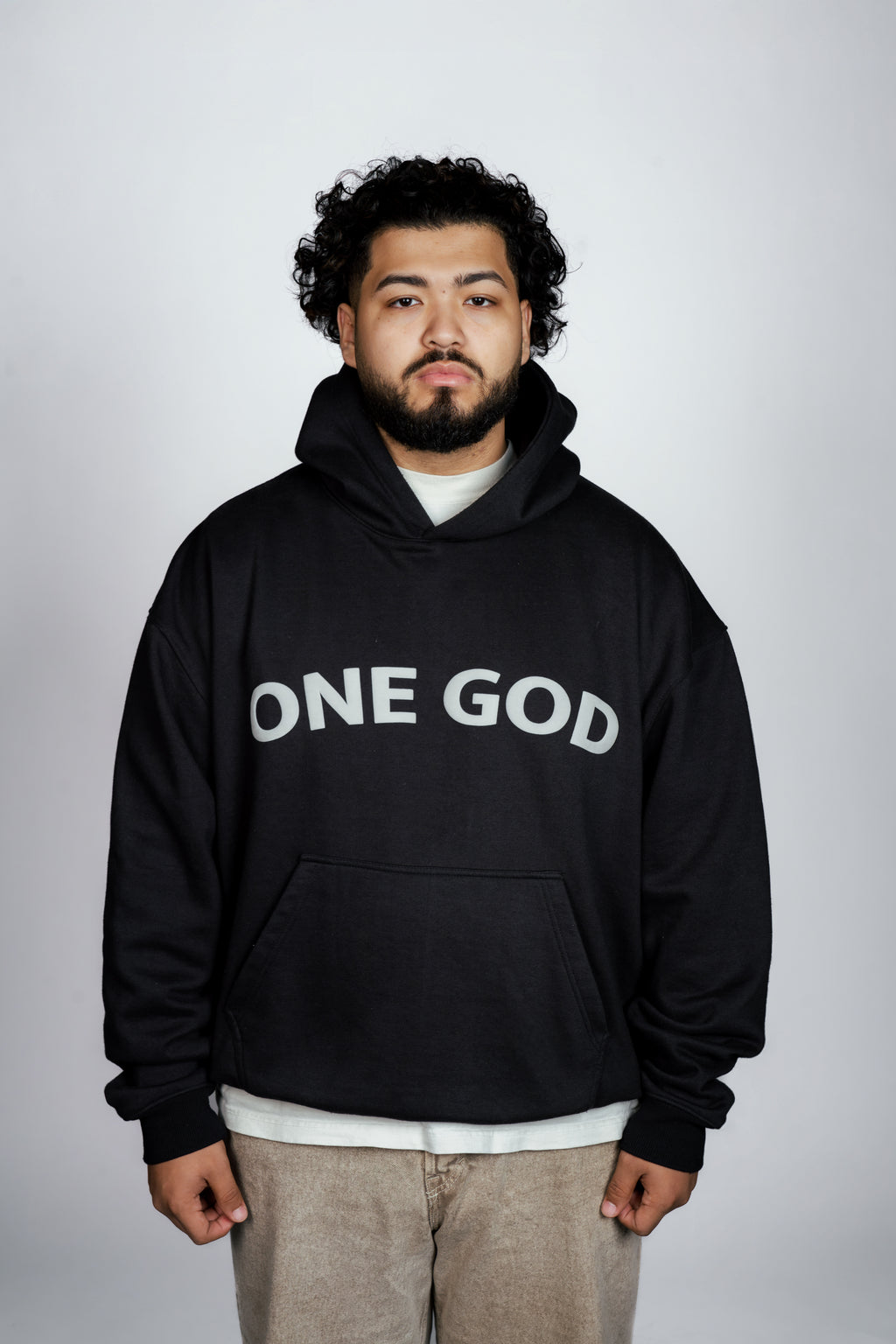 ONE GOD BLK HOODIE