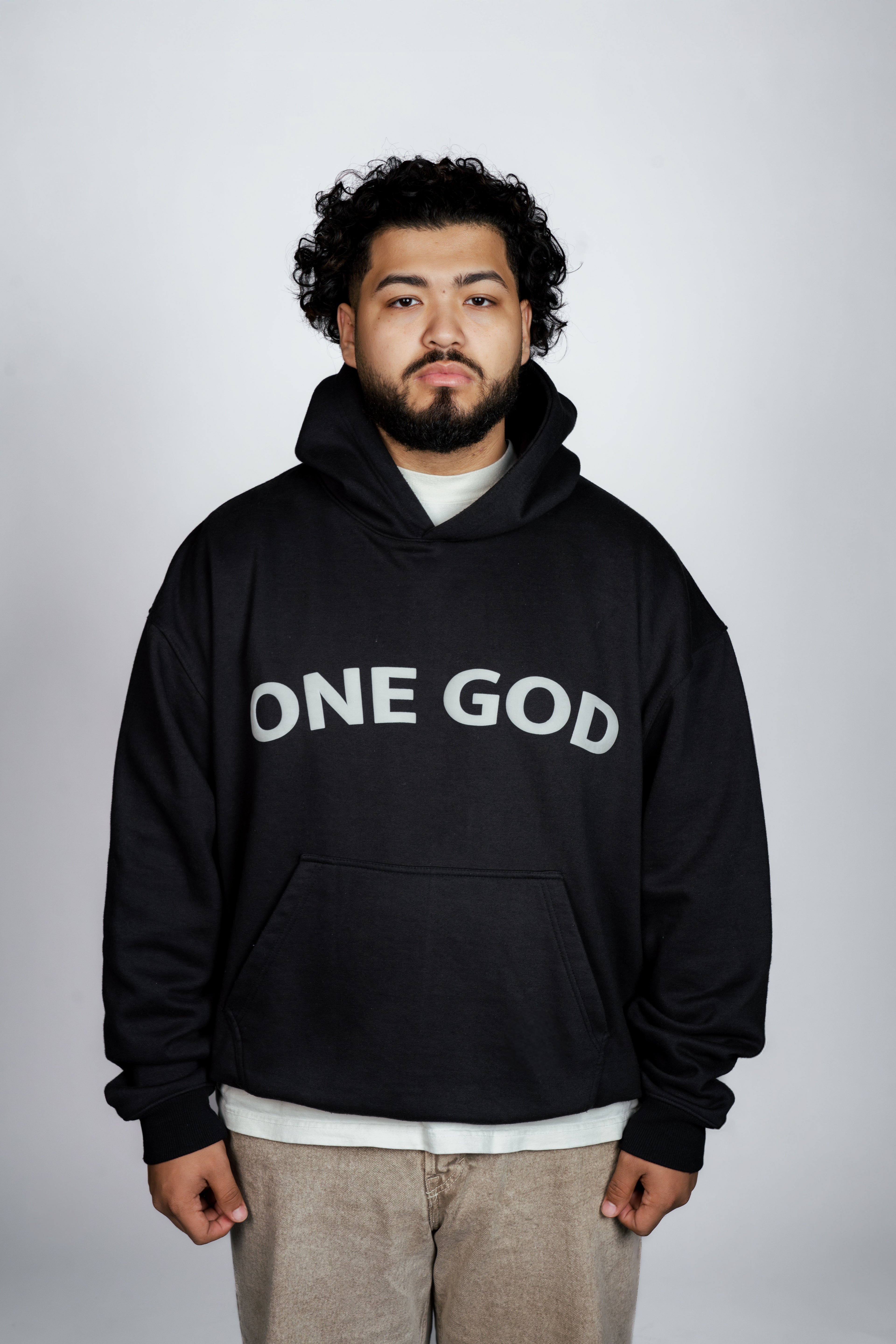 ONE GOD BLK HOODIE