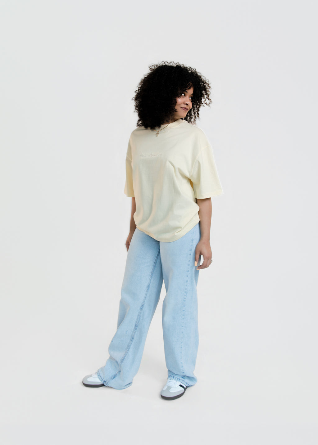 boxy t-shirt Cream