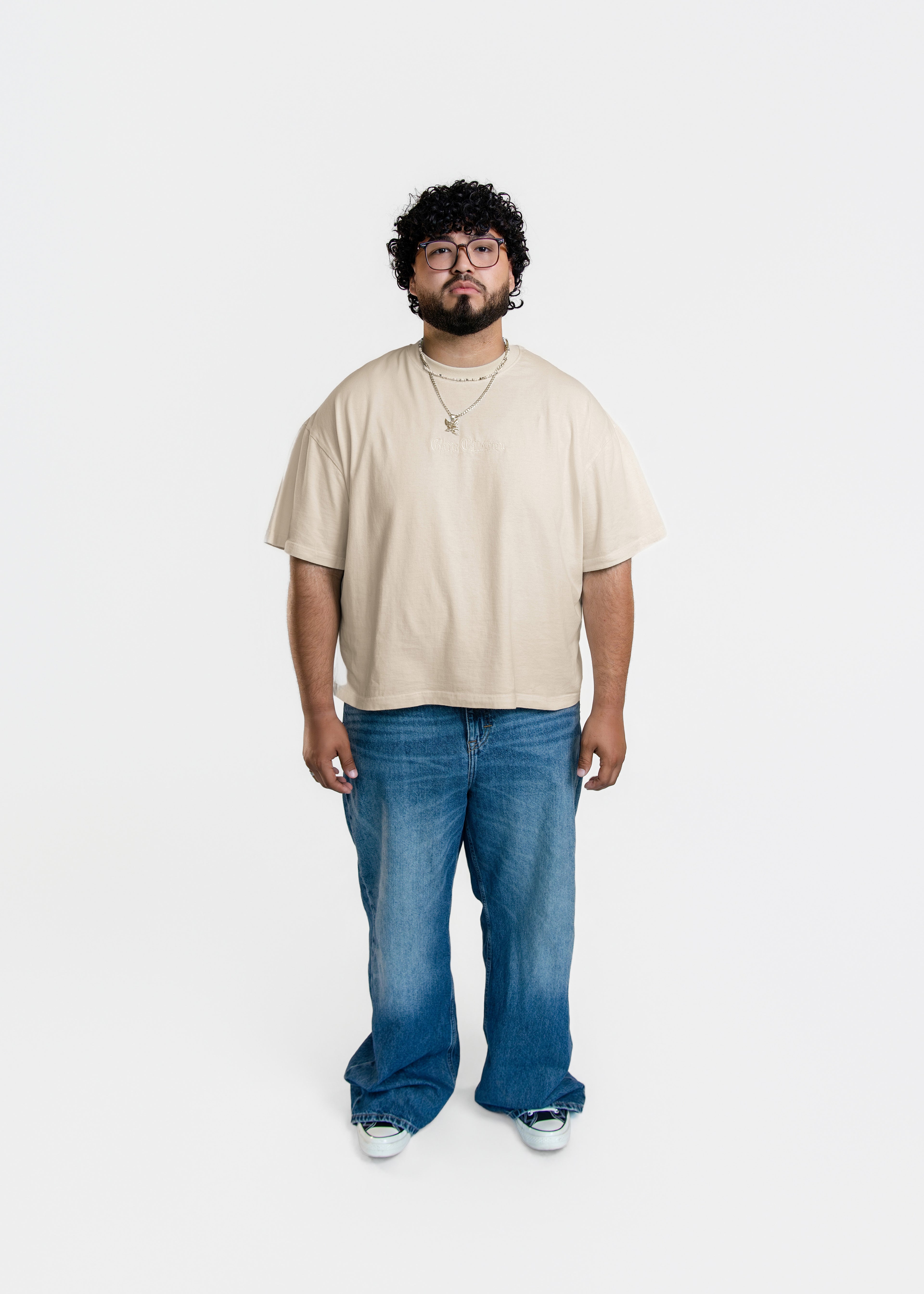 boxy t-shirt Cream