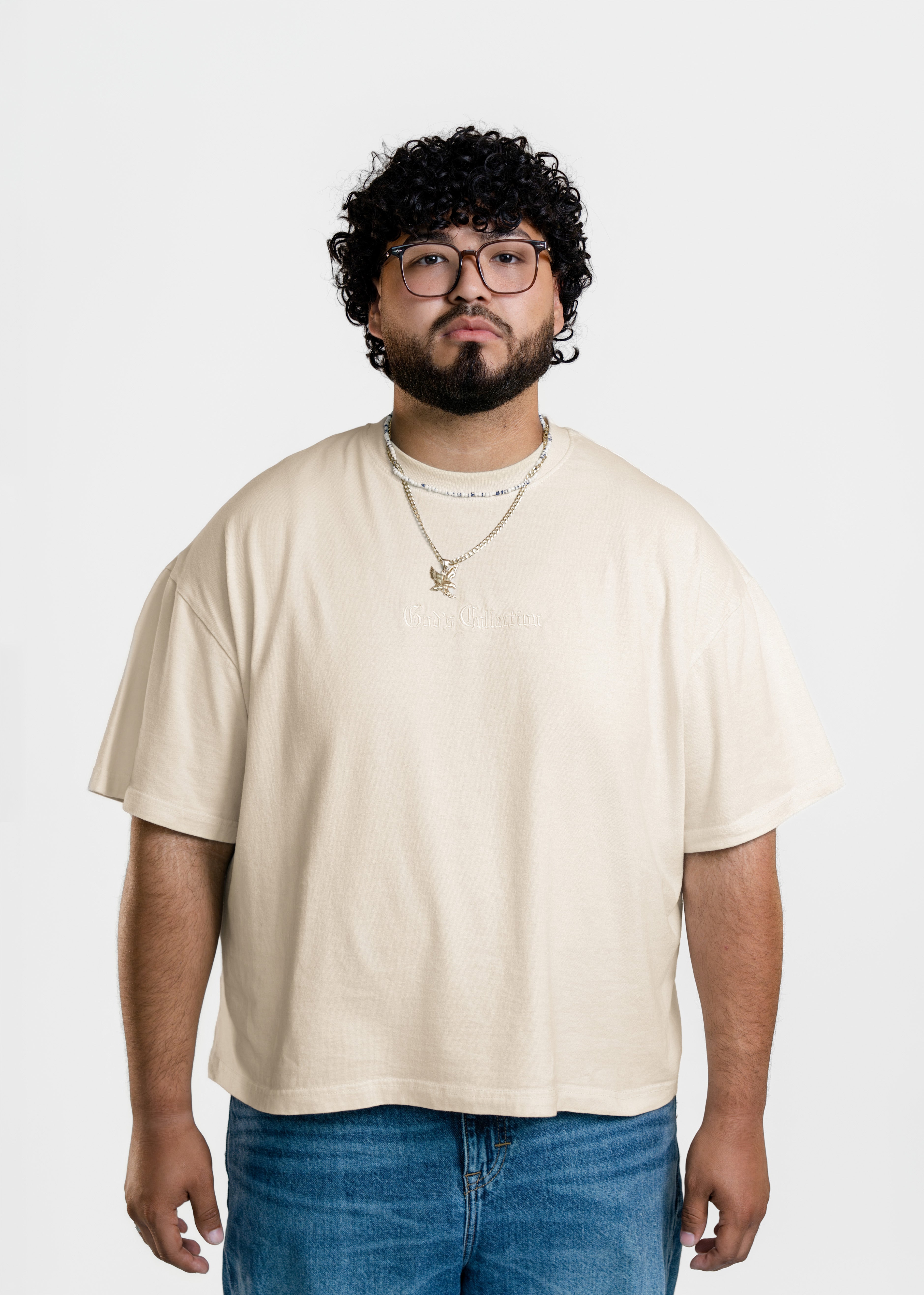 boxy t-shirt Cream