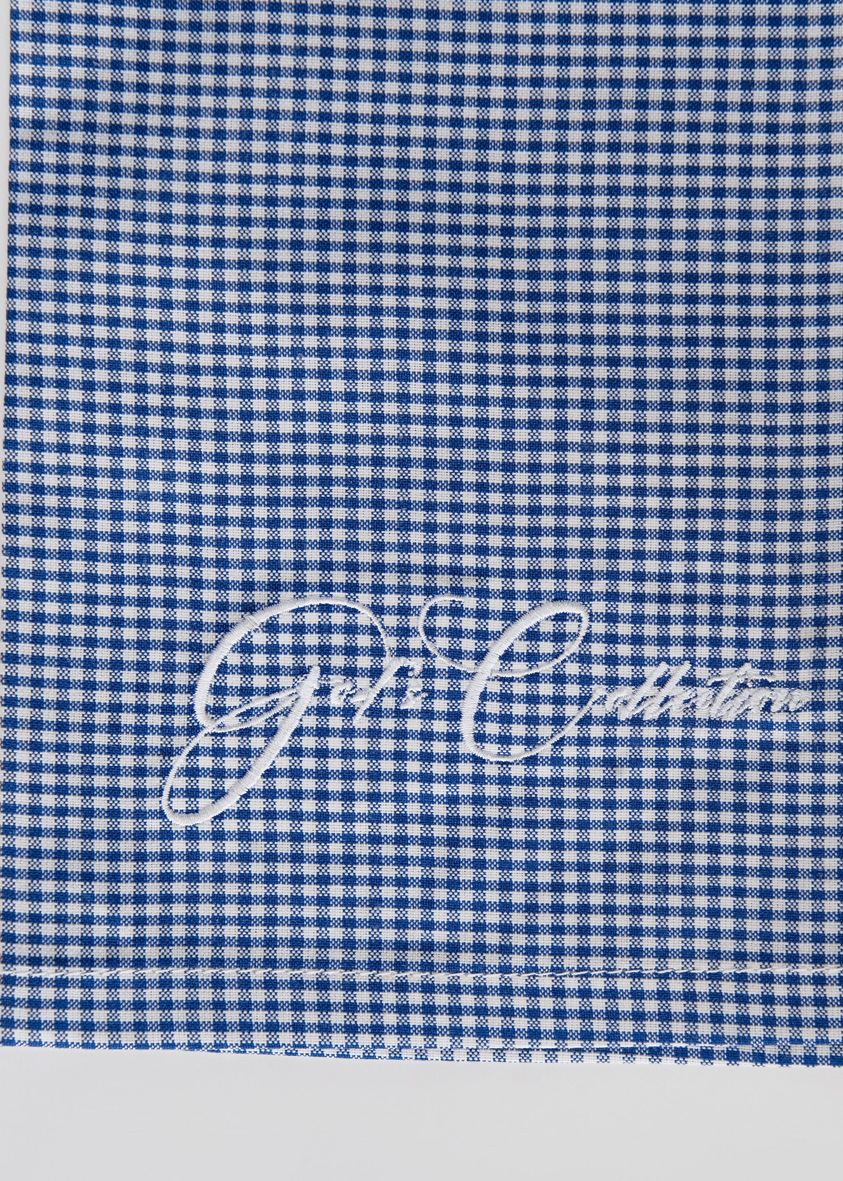 Short Sleeve blue button up